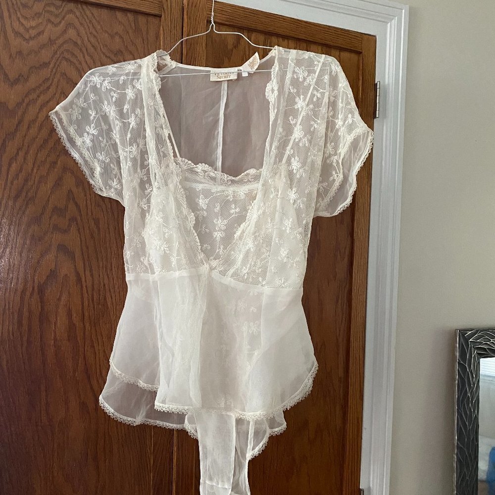 Victoria Secret Gold Tag Bridal Set Size M